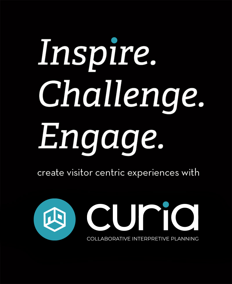 Inspire. Challenge. Engage. Create visitor centric experiences with Curia.